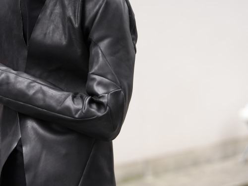 Leon Emanuel Blanck : Distortion Guidi Calf Leather Jacket]Leon Emanuel Blanck : Japanese Heavy