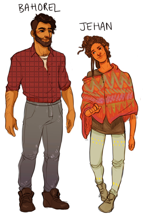 batcii: Finally done!!!! Final character designs for les amis, which I’ll be using for all the