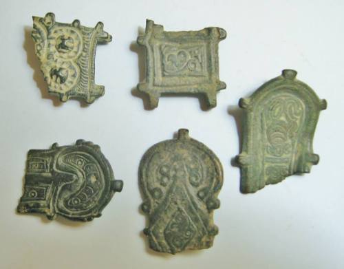 clioancientart: A Group of Visigothic Bronze Belt Plates and Fragments CULTURE / REGION OF ORIGIN: V