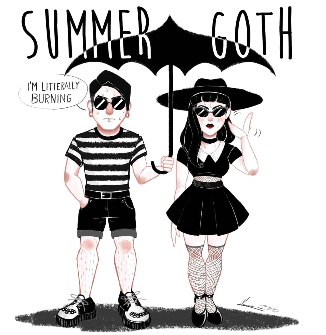 maurostrange: maurostrange:  ‘sup goths? It’s still August, summer’s not over