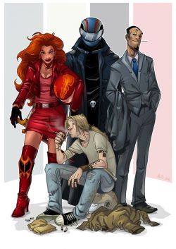 swordofomens:  Good Omens Four Riders by