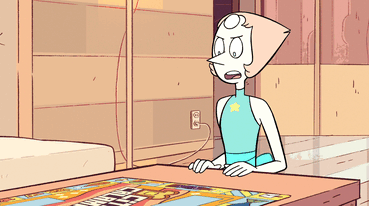 A continuation of my further continuation of my gifset series on Pearl’s animated speaking and gesticulating. One of my favorite aspects of her character is how active she is while talking, its a pretty consistent character trait so there’s