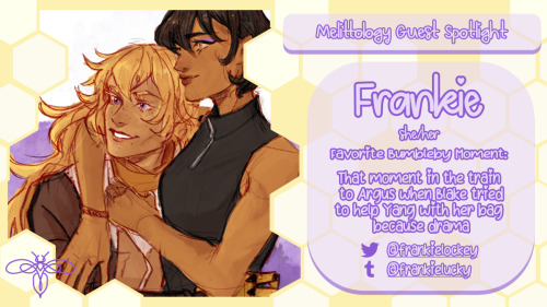 melittologyzine:Hello again, everyone!Here’s our next guest spotlight! Say hello to:@frankielucky | 