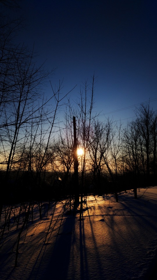 . Sunset On The Mountain.