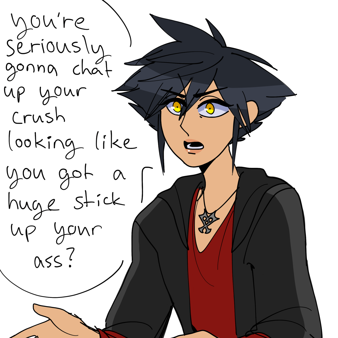 ask-vanven-roommates:  Ven: I cant believe I agreed to this…Van: just admit you