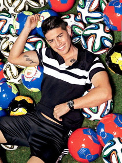 Clublemonade:  James Rodriguez Photographed By Ben Watts For Gq Magazine 