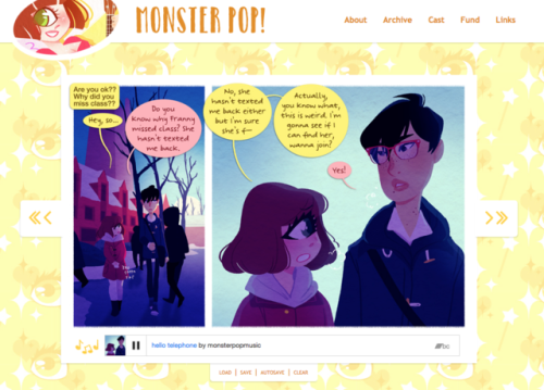 monsterpopcomic:i’m a dingus who forgot that strip 496 was supposed to have a song! it’s added now!a