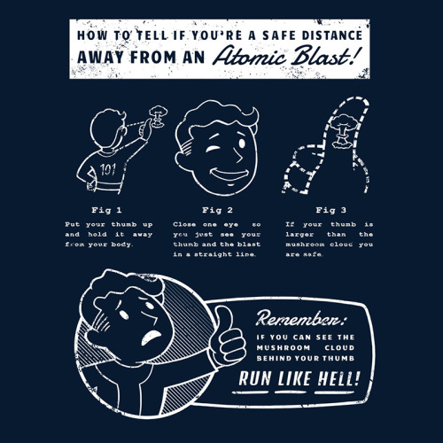 Atomic Safety Blast Instructions by @jaceychaseOn ShirtPunch 11/22/15 - http://www.shirtpunch.com/at