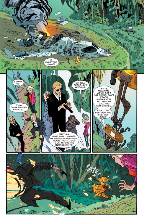 Divergence: PREZWhew. That sure was something. Oddest assassination atetmpt in a long while, I must say.Prez is planned for a guaranteed 12-issue maxiseries, but if you like what you’ve seen of President Beth Ross so far then spread the word a bit and