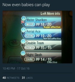 nicoleartist:  fluffyyuri:  femminiello:  4lung:  metalslugx:  I’ve been thinking about how awful this tweet is all day  i absolutely guarantee that you will be able to turn this feature off in the options menu   pokemon is already a game for babies