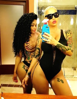 rydkm:  Blac Chyna & Amber Rose