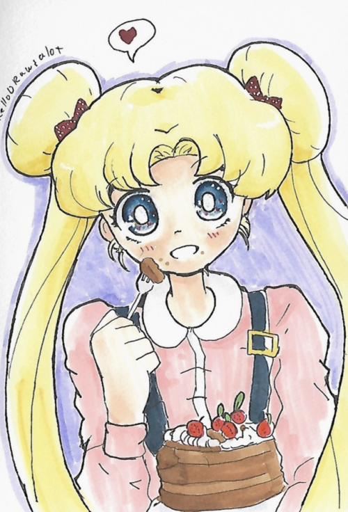 kellodrawsalot: drawing Usagi always makes me happy,  If you want a colored sketch, get one for
