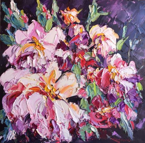 Liliana Gigovic (Australian, based Melbourne, Victoria, Australia) - Bunch Of Love #4, 2018, Paintin