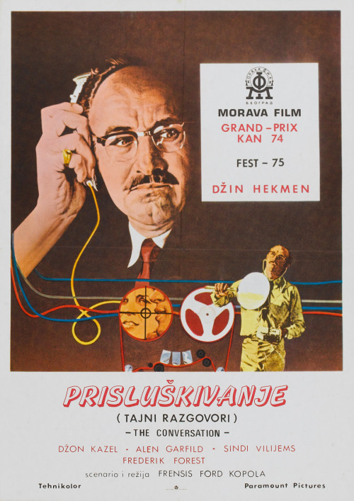 Yugoslav poster for The Conversation (1974)