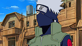 bvckybrns: naruto gif challenge :: six friendships↳ [2/6] kakashi &amp; gai
