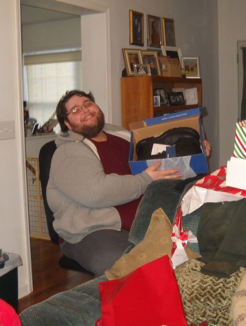 Christmas pictures.  I got those boots, that coat, the pjs, and the button down shirt for Christmas.  