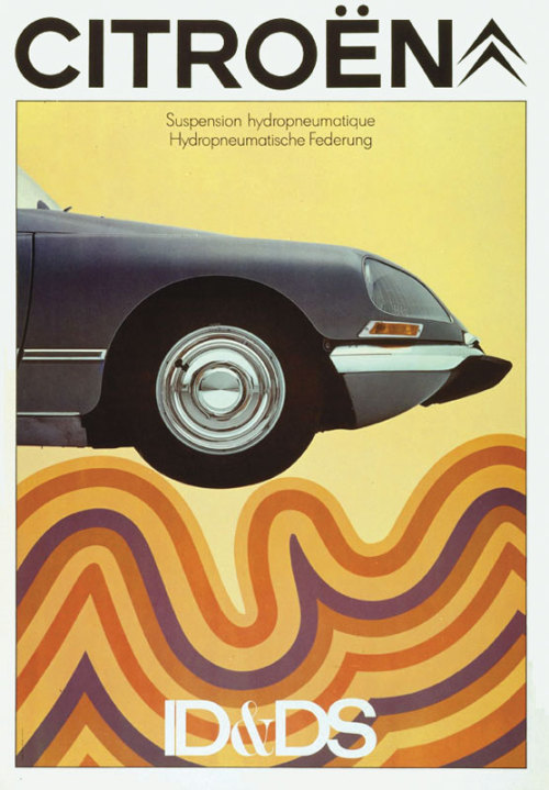 Delphire Publicité, poster for Citroën, 1969. Paris.