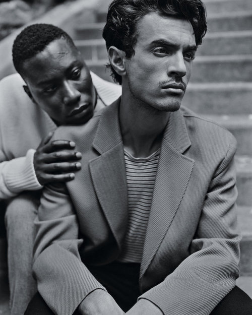 jessica-drewz:“Men Like Us,” New York Times Style Magazine. Shot by John Edmonds, styled