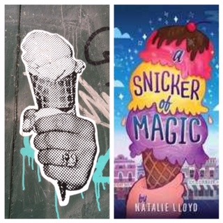 We see amazing street art….and it reminds us of a children’s book!
Anybody up for an ice cream cone?