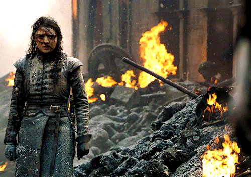 amomentsnotice:Arya Stark | Game of Thrones Season 8 Episode 05 “The Bells”