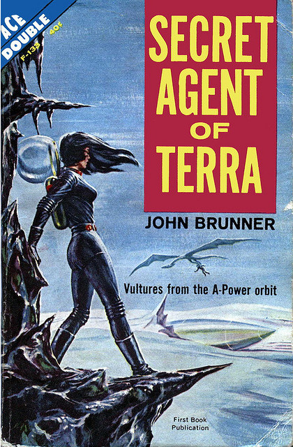 bunnyonplanetq:  Secret Agent of Terra by John Brunner, 1962. 