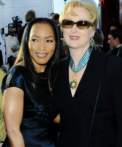 geekydorknyc:  meryl-streep:  Angela Bassett &amp; Meryl Streep || 9th Annual Screen Actors Guild Awards  Royalty! 