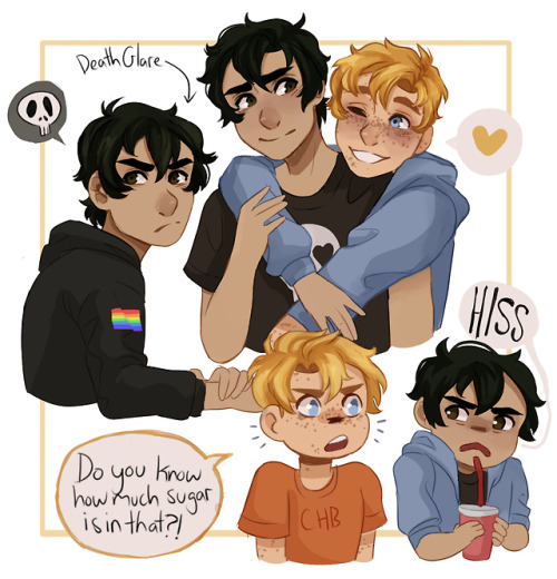 toastchild: My tiny Percy Jackson couples master post! Realized I’ve never posted them all tog