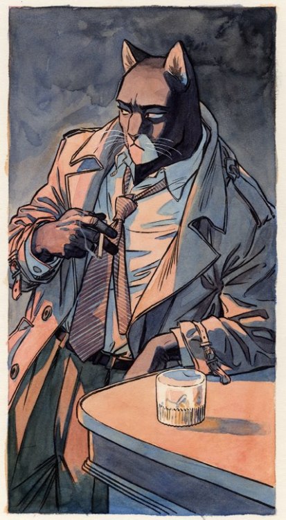 xombiedirge:  Blacksad by Juanjo Guarnido 