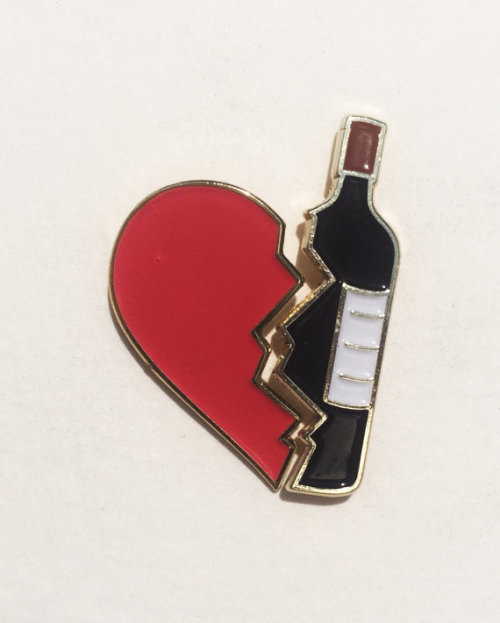 thegolddig:Wine Heartbreak Pin (more information, more gold) 