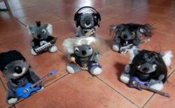 strikeofthejaninja:  THIS just made my day. Never seen such cute, adorable, accurate koalas…ITS SO FLUFFY I COULD DIEEEEE!  -edit- THEY ARE EVEN WEARING TSHIRTS THE DF GUYS WEAR A LOT AND THEY ARE PLAYING MINI DF INSTRUMENTS &lt;3&lt;3&lt;3WHOEEVER