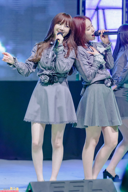 Kpop girl group Lovelyz at Joongbu University Festival in May 2016 ~ Photos by Allidol