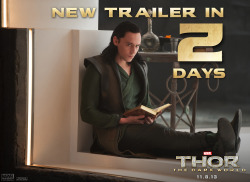 marvelentertainment:  With the new trailer for Marvel’s Thor: The Dark World debuting in 2 days exclusively during YouTube Geek Week, we want to know: What are you most looking forward to in Thor’s new movie? Follow along with all the updates for