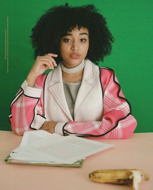 thepowerofblackwomen:Back to the 70s with Amandla Stenberg for ALL-IN Magazine 2016 Issue.