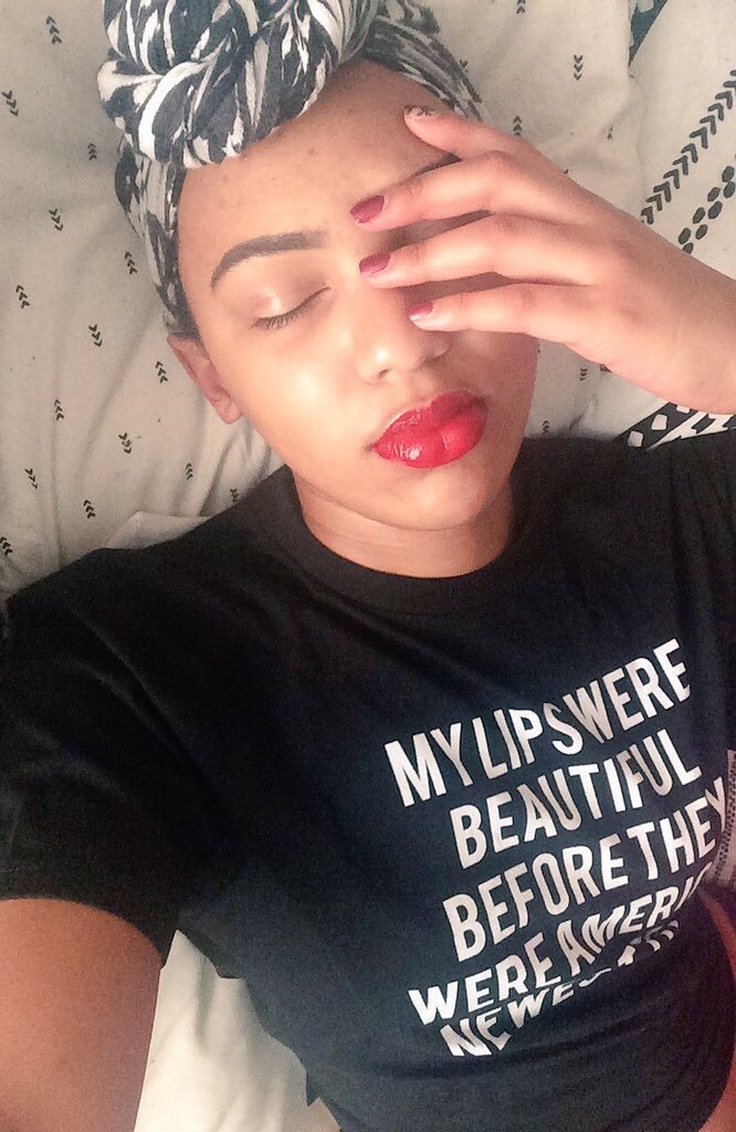 thatsmiletho33:  sapphiredoves:  My Lips Were Beautiful Before They Were America’s