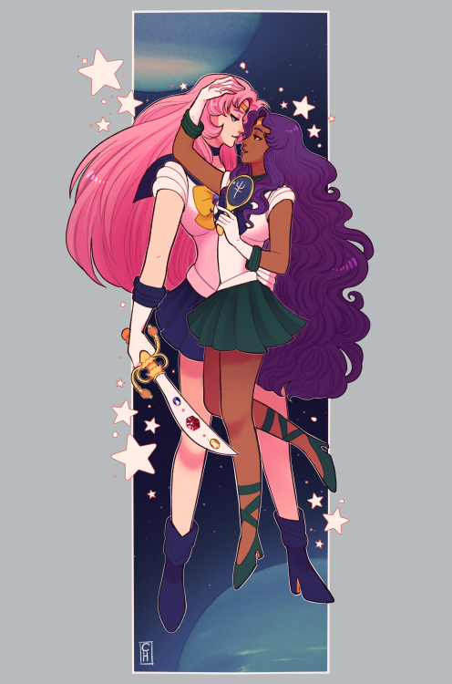 sutexii: ☆ revolutionary sailor scouts ☆ i’ve been deep in gay magical girl hell lately, so i did a 