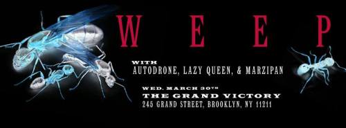 For those in the Brooklyn/NYC area, WEEP is playing a show tomorrow!The Grand Victory245 Grand St, B