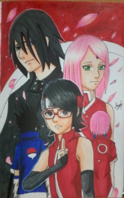 deathparade2810:  Bueno mis amigos ya saben que yo sigo metida en el fandom…pero es buena práctica :D y en fin aqui les traigo más dibujos sasusaku :3 gracias… Anaid les manda buenas noches XD 