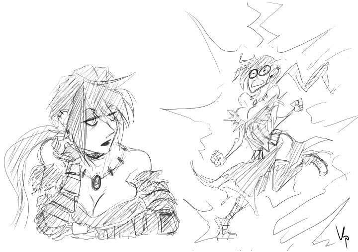 everyone should draw their oc getting shocked by lighting in the most comical fashion