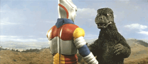 fasterpussycatgifgif:  Godzilla vs. Megalon (1973). Dir. Jun Fukuda. 