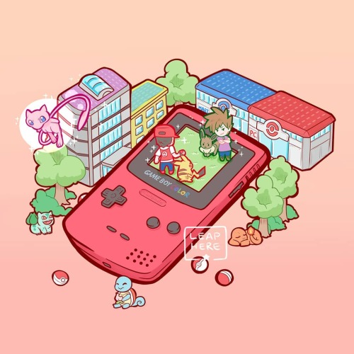 retrogamingblog2:Kanto Pokemon Battles by LeapHere