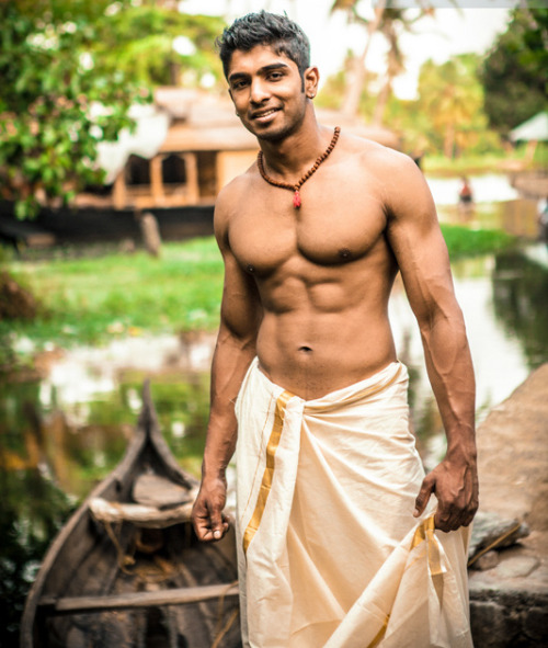 Porn Pics beautyofindianmen:  Jay, a traditional Keralite.