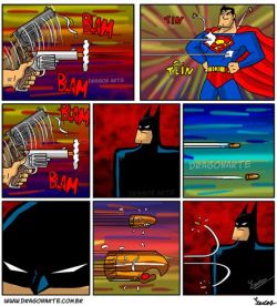 lol  Be serious.  Superman always wins.