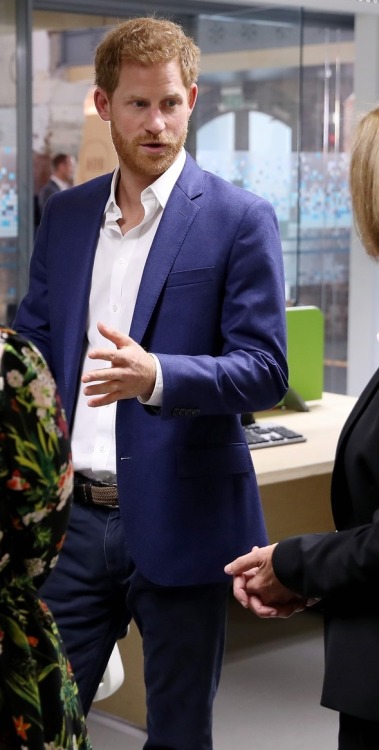 Prince Harry at the NHS Manchester Resilience Hub in Manchester, Englandhttp://www.vjbrendan.com/201