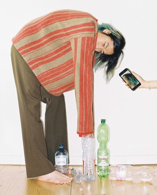 minimalistgrufti:HyukOh for Dazed Korea 『How To Find True Love and Happiness』#bottles