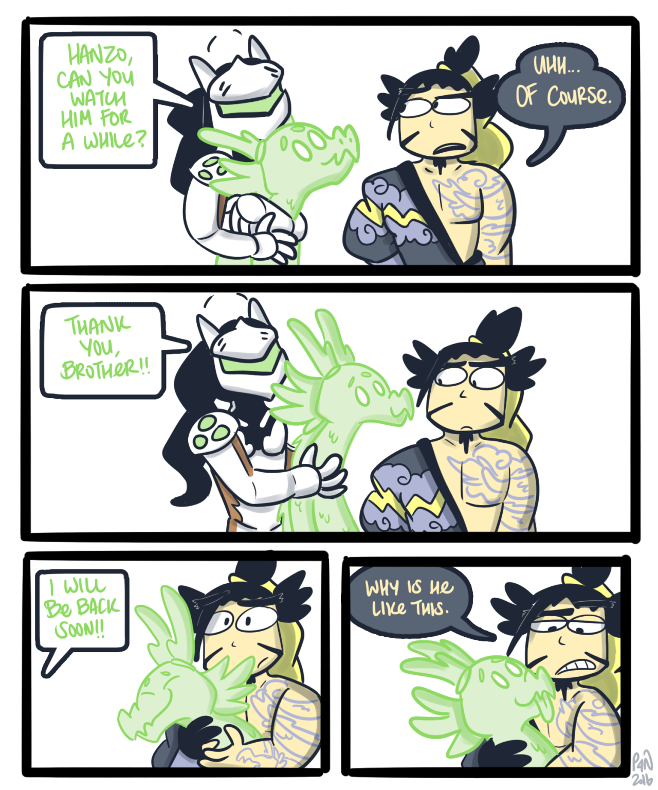 pickles4nickles: Hi uh I drew a comic with lots of dragons in it. Because.