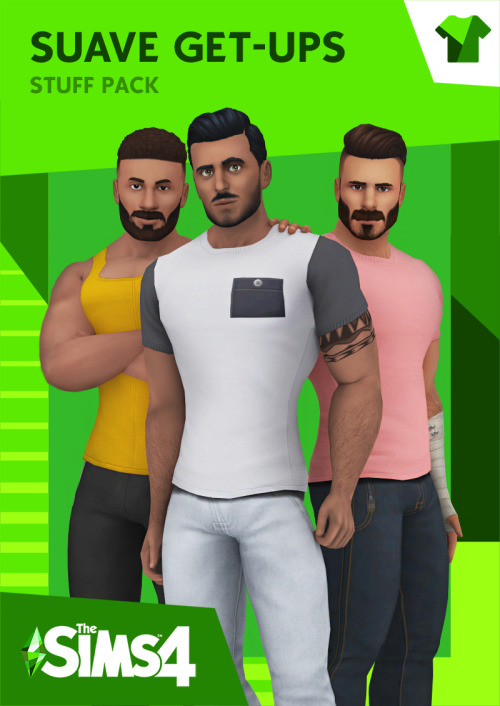 xldsims:  SUAVE GET-UPS STUFF PACK | Fan-made CC stuff pack The good stuff’s below! Credit to 