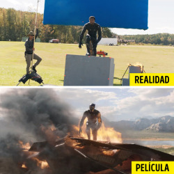 orny1312: Antes y después” de los efectos especiales. Cuando pensamos en una película normalmente nos fijamos en los actores principales, pero si lo piensas bien, hay películas que de no ser por los increíbles efectos especiales no serían ni parecidas..