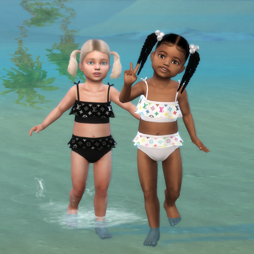 Toddlers Designer Tankini• 8 Swatches - *Island Living needed*.DOWNLOADPatreon early access // All T