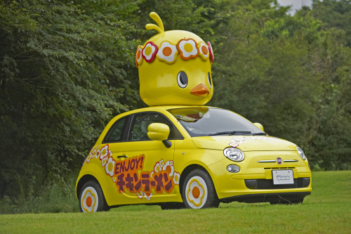 Fiat 500 - Ver. Nissin Chikin Ramen(Chiken Ramen) =Oodles of Noodles, Top Ramen東京・横浜エリアに出没中!? ひよこちゃん