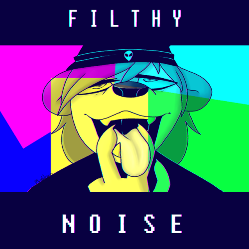 An album cover for an album i haven’t started yet #i dont even know how to make music lol #furry#fake albums#eye strain#my art#art